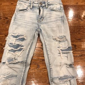 American Eagle hi-rise jegging jeans blue size 0